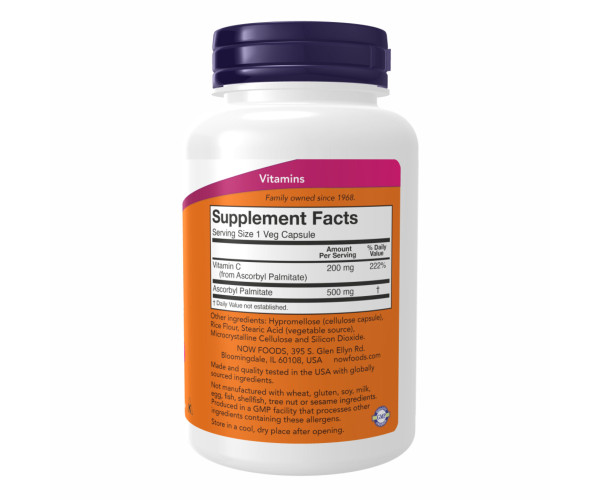 Ascorbyl Palmitate 500 mg - 100 vcaps