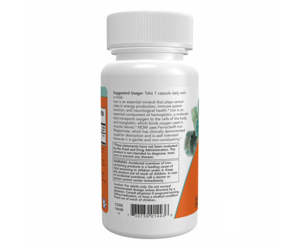 Iron 18mg Ferrochel - 120 vcaps