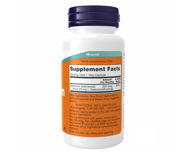 Selenium 200 mcg - 90 vcaps