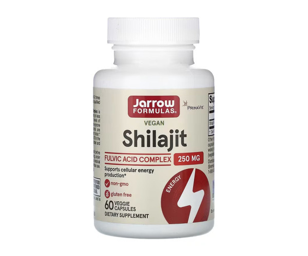 Vegan Shilajit Fulvic Acid Complex 250mg - 60 vcaps