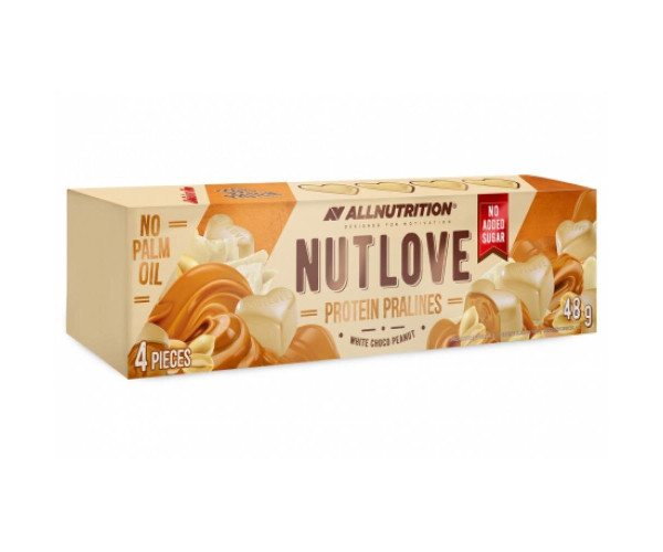 Nut Love 4Pieces - 48g White Choco Peanut (Поштучно) (До 06.26)