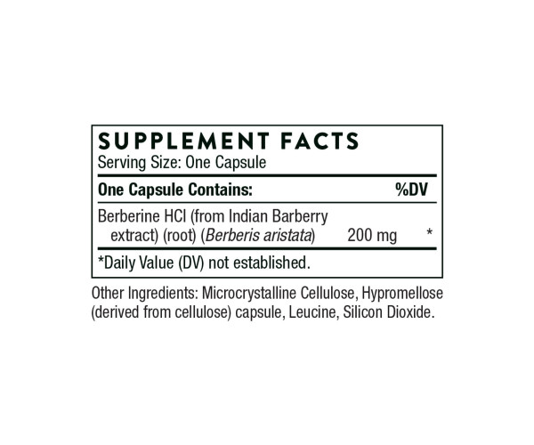 Berberine 200 mg (formerly Berbercap) - 60 caps