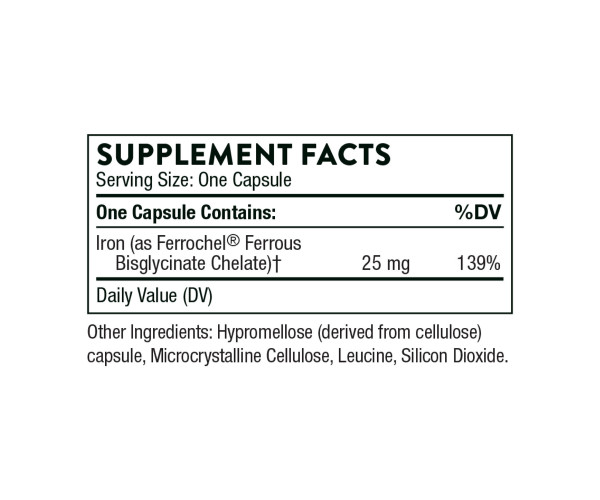 Iron Bisglycinate - 60 tabs