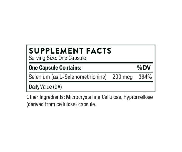 Selenium 200 mcg - 60 caps