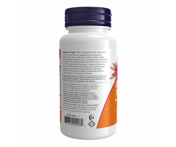 Co-Enzyme B-Complex - 60 vcaps