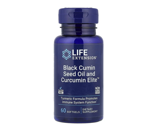 Black Cumin Seed Oil and Curcumin Elite™ - 60 softgels