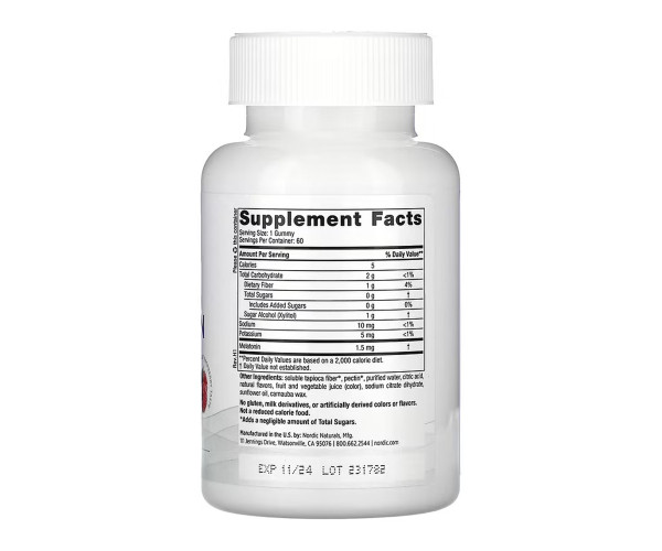 Zero Sugar Melatonin - 60 gummies