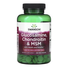 Glucosamine, Chondroitin & Msm Mini Tabs - 360 tabs (До 09.26)