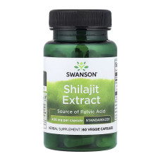 Shilajit Extract Standardized 400 mg - 60 vcaps