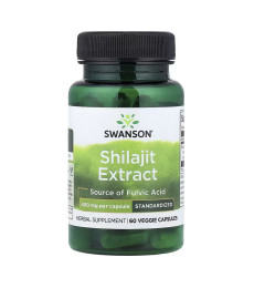 Shilajit Extract Standardized 400 mg - 60 vcaps
