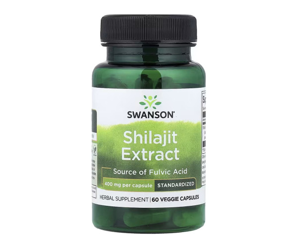 Shilajit Extract Standardized 400 mg - 60 vcaps