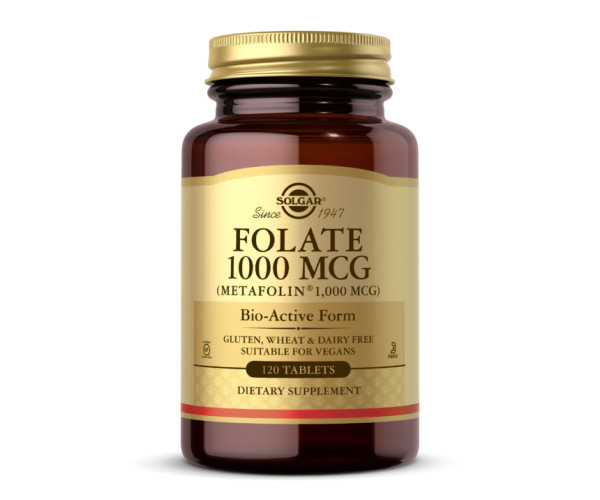 Folate 1000 mcg (as Metafolin) - 120 tabs