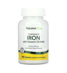 Iron 27 mg with Vitamin C Herbs - 90 tabs