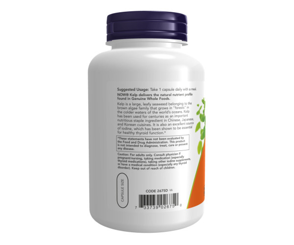 Kelp 325mcg Of Natural Lodine - 250 vcaps