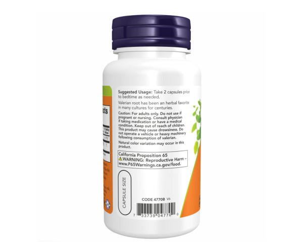 Valerian Root 500mg - 250 vcaps