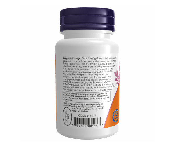 CoQH-CF Ubiquinol - 60 sgels
