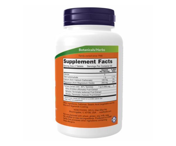 Triphala 500mg - 120 tabs