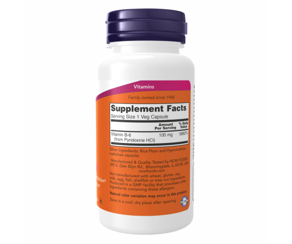 B-6 100mg - 250 vcaps