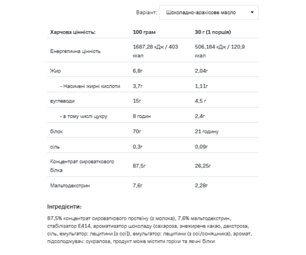 Whey Protein - 908g Chocolate Peanut Butter
