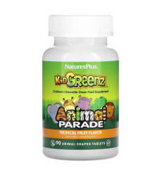 Kids Green Food Supplement – 90 tabs Tropical Fruit