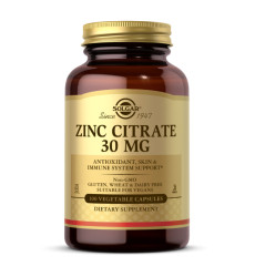 Zinc Citrate 30mg - 100 vcaps