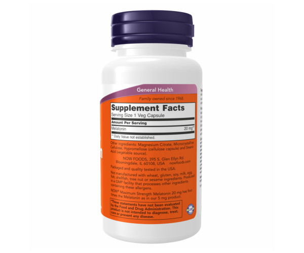 Melatonin 20mg - 90 vcaps