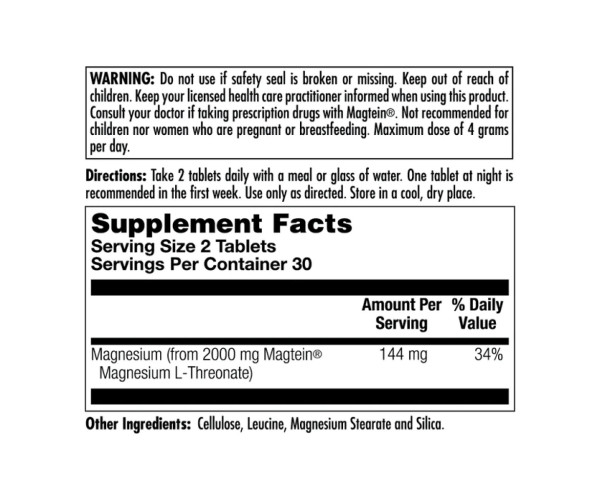 Think Magnesium 2000mg - 60 tabs