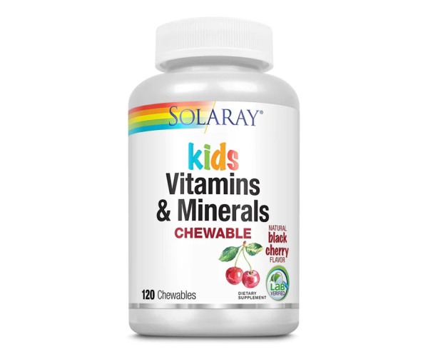 Kids Vitamins & Minerals - 120 chewables Black Cherry