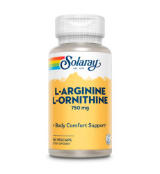 L-Arginine L-Ornithine 750mg - 50 vcaps