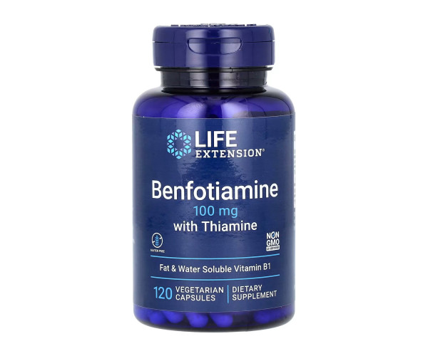 Benfotiamine with Thiamine	100 mg - 120 vcaps