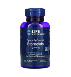 Specially-Coated Bromelain	500 mg - 60 tabs