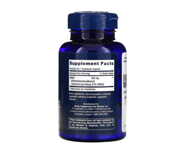 DMAE Bitartrate 150mg - 200 vcaps