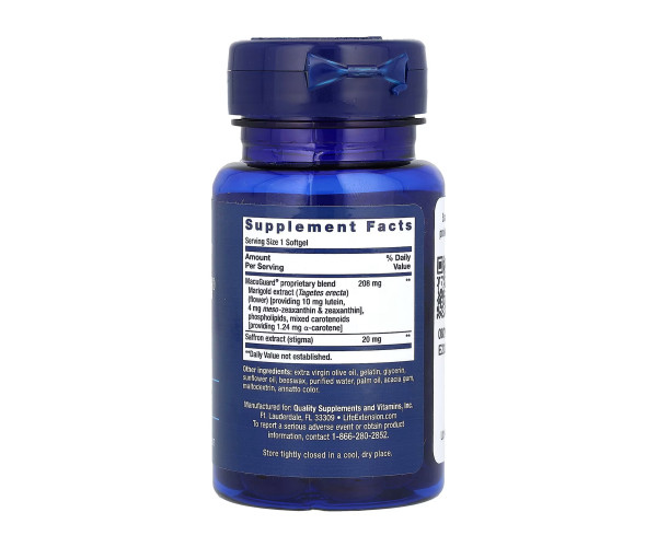 MacuGuard® Ocular Support with Saffron - 60 softgels