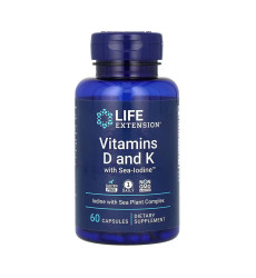 Vitamins D and K with Sea-Iodine™ - 60 caps