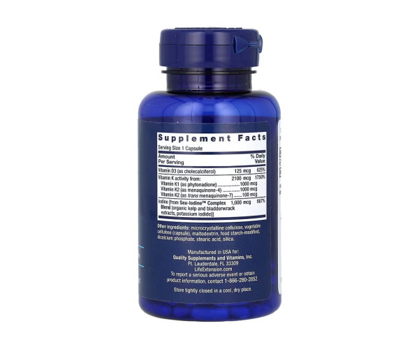 Vitamins D and K with Sea-Iodine™ - 60 caps