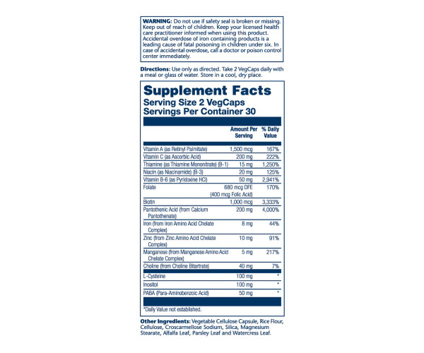 Hair Nutrients - 60 vcaps