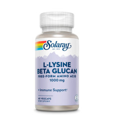 L-Lysine with Beta Glucan 1000mg - 60 vcaps