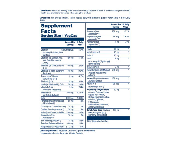 Once Daily Adult 50+ Multi - 90 vcaps