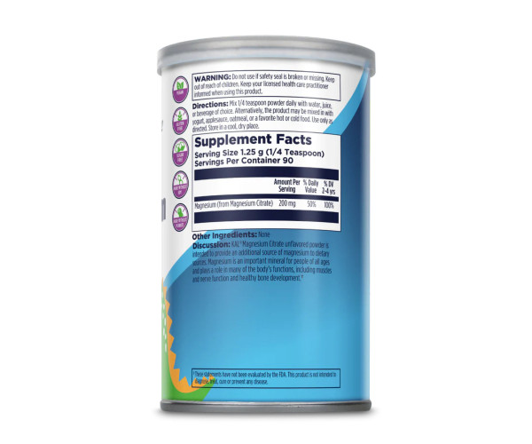 Magnesium Powder 200mg - 4oz Unflavored