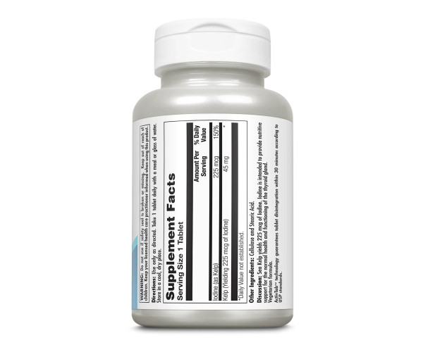 Kelp Iodine 225mcg - 250 tabs