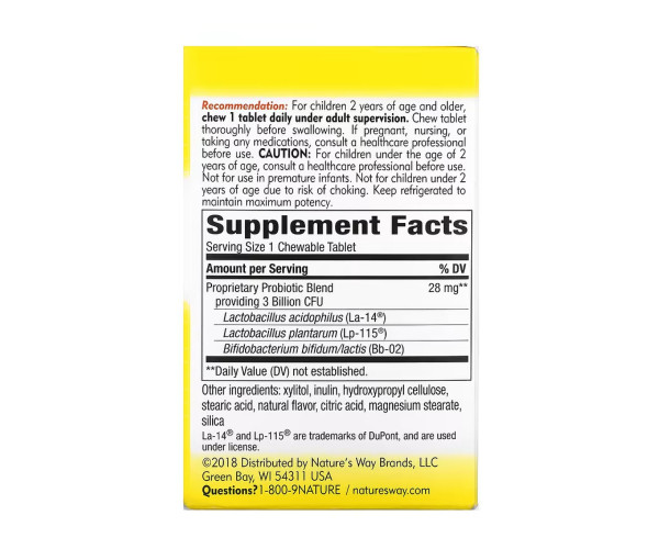 Kids Primadophilus - 30 tabs Orange